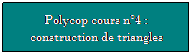 Zone de Texte: Polycop cours n4 : construction de triangles

